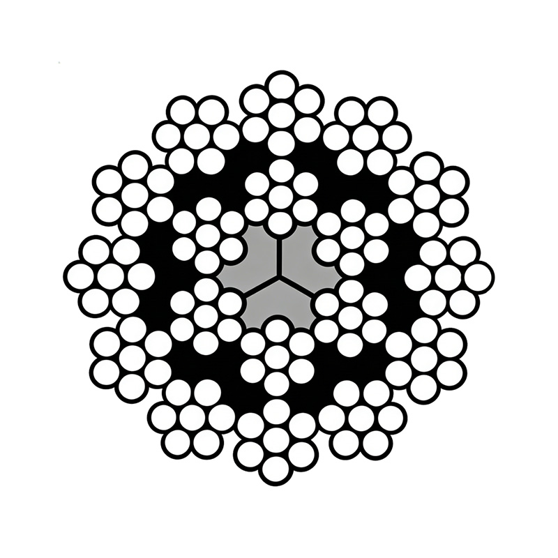 18×7+FC teräsvaijeri – EN 12385-4